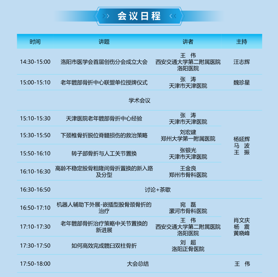 会议预告丨利格泰邀您共赴洛阳市医学会首届创伤学分会成立大会
