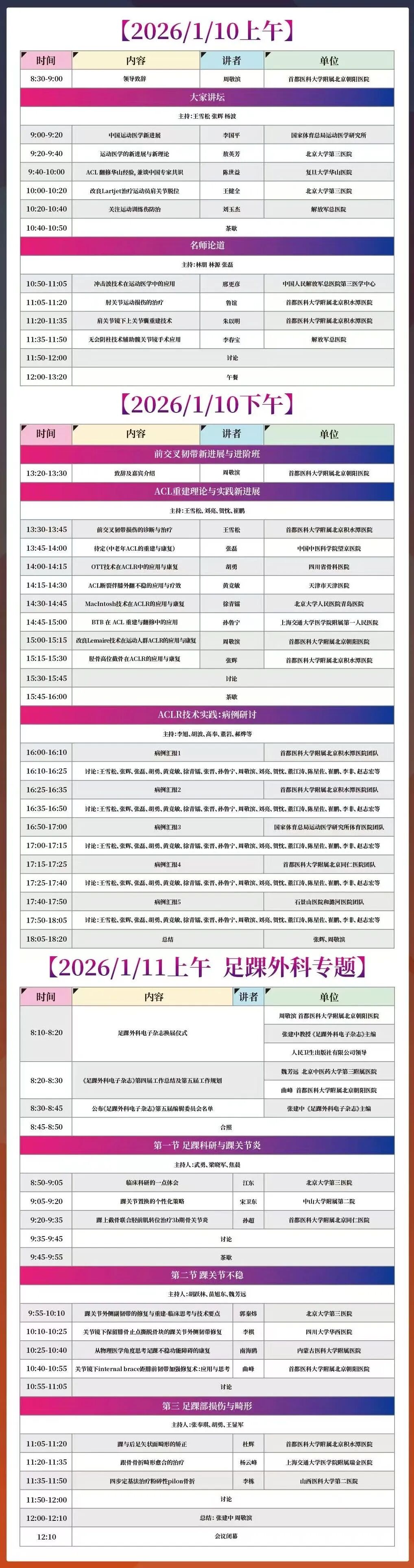 会议预告丨利格泰与您相约第八届北京运动医学青年研讨会