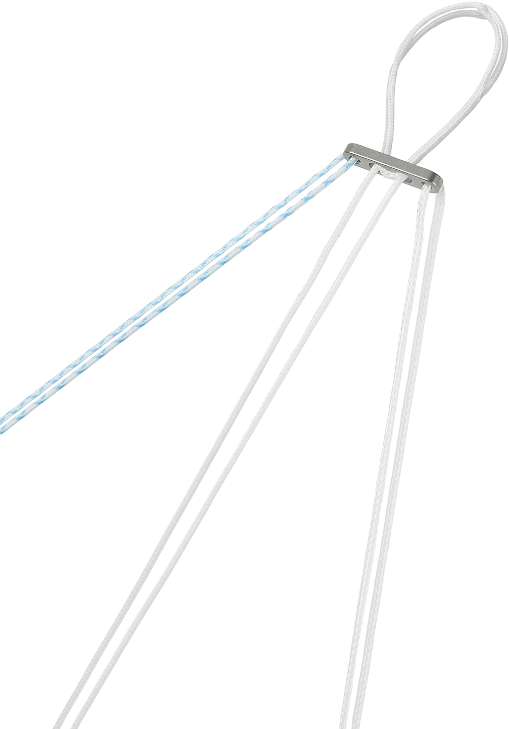 伸缩型带袢钛板